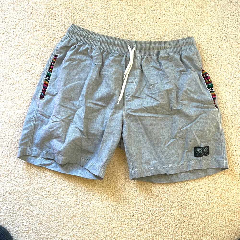 The Sea Grey Hawaiian Shorts